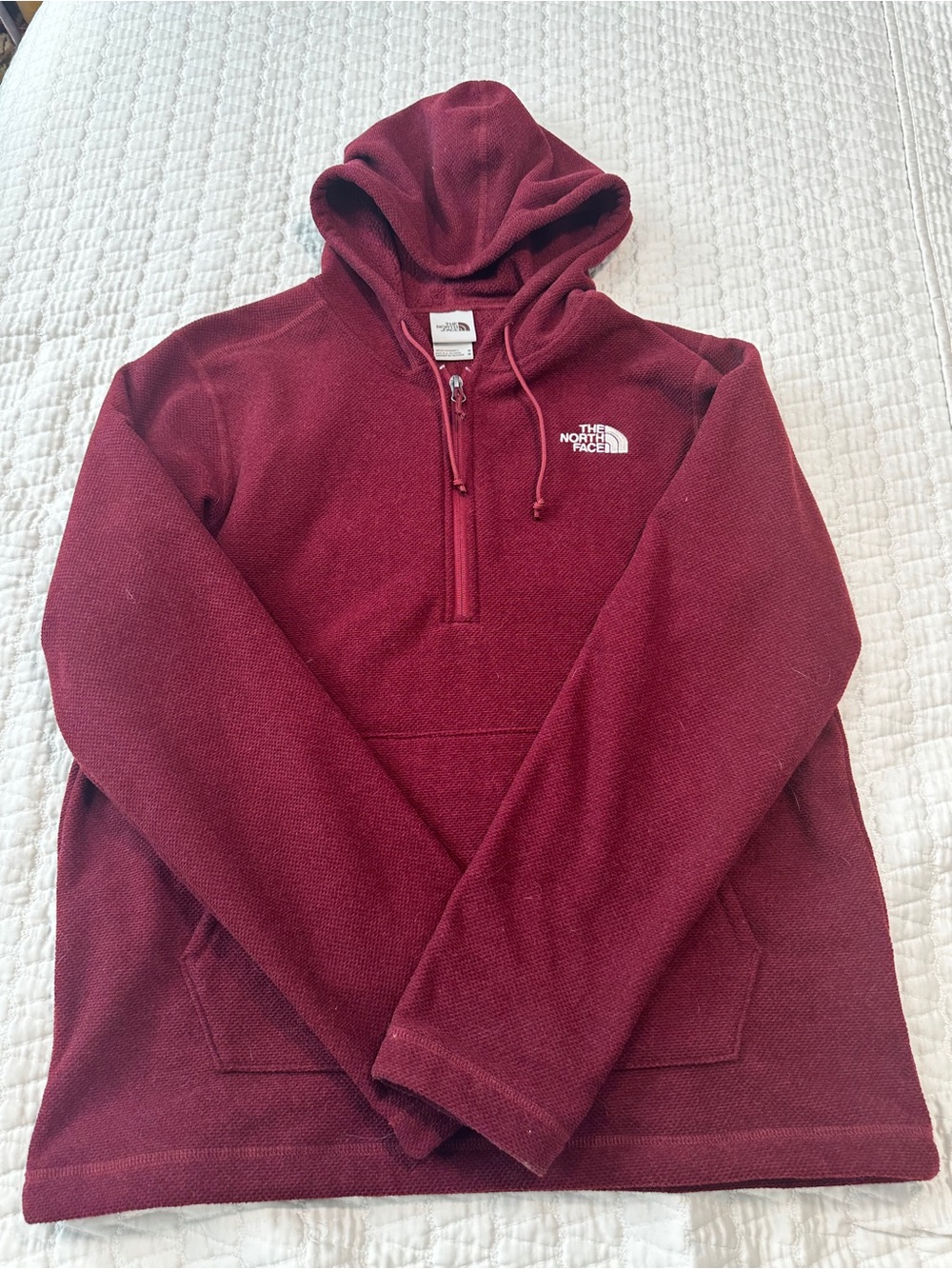 Men's North Face Textured Cap Rock 1/4 Zip Hoodie Never Worn Medium